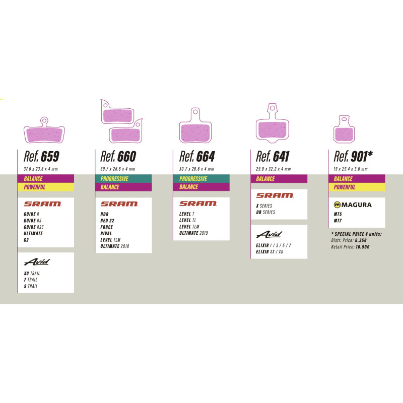 Less Brake Balanced Pack 30 Einheiten