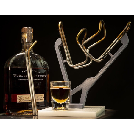 Silca BOURBON TITANIUM CAGE + STRAW KIT