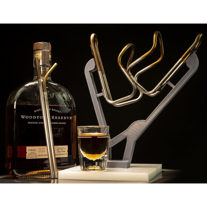 Silca BOURBON TITANIUM CAGE + STRAW KIT