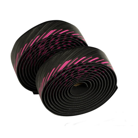 Silca NASTRO CUSCINO BAR TAPE NEGRO CON ROSA