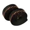 Silca NASTRO CUSCINO BAR TAPE NEGRO CON NARANJA NEÓN