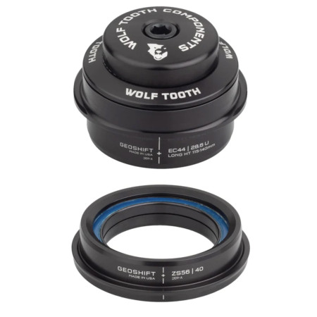 Wolf Tooth ZS44 Superior EC49 Inferior GeoShift Performance Angle Headset Long