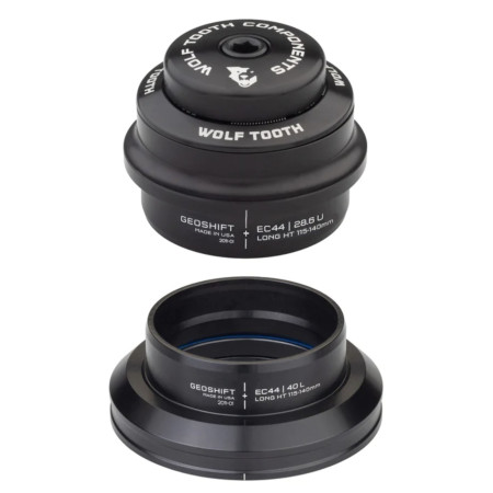 Wolf Tooth ZS44 Superior EC44 Inferior GeoShift Performance Angle Headset Long