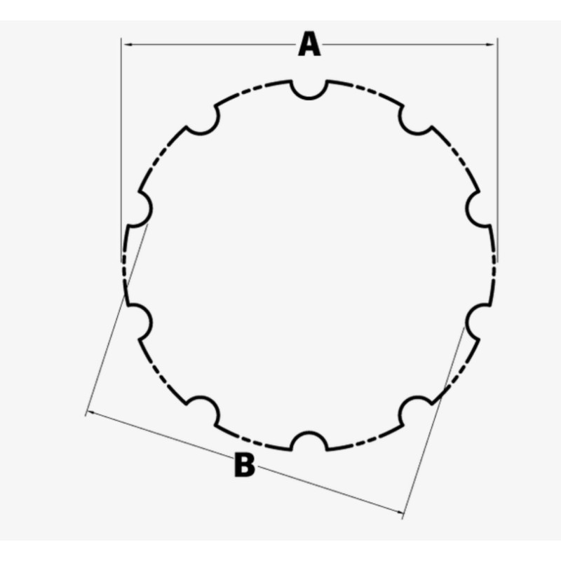 Abbey Tools Bottom Bracket Socket - BSA30 12 Notch