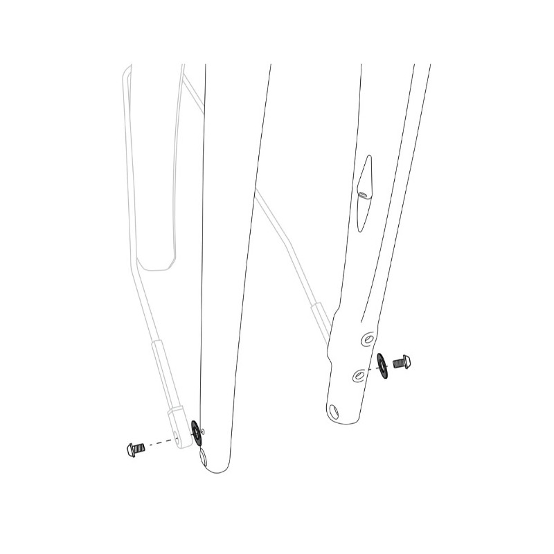 Horquillas Gravel Fork All Road Fender - Complemento 200-2003-003