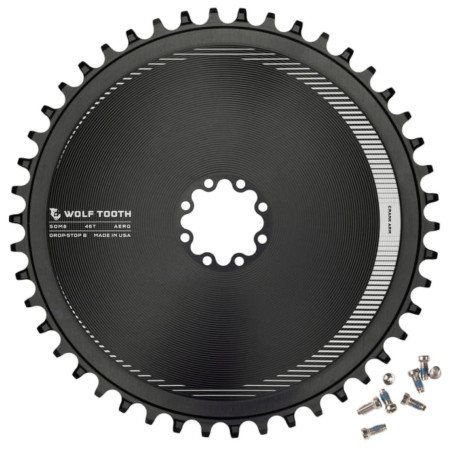 Wolf Tooth Aero Direct Mount Chainring Para Sram 8-Bolt Gravel/Road Cranks
