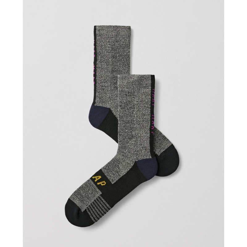 MAAP Calcetines Merino Space Dye Alt_Road Negro