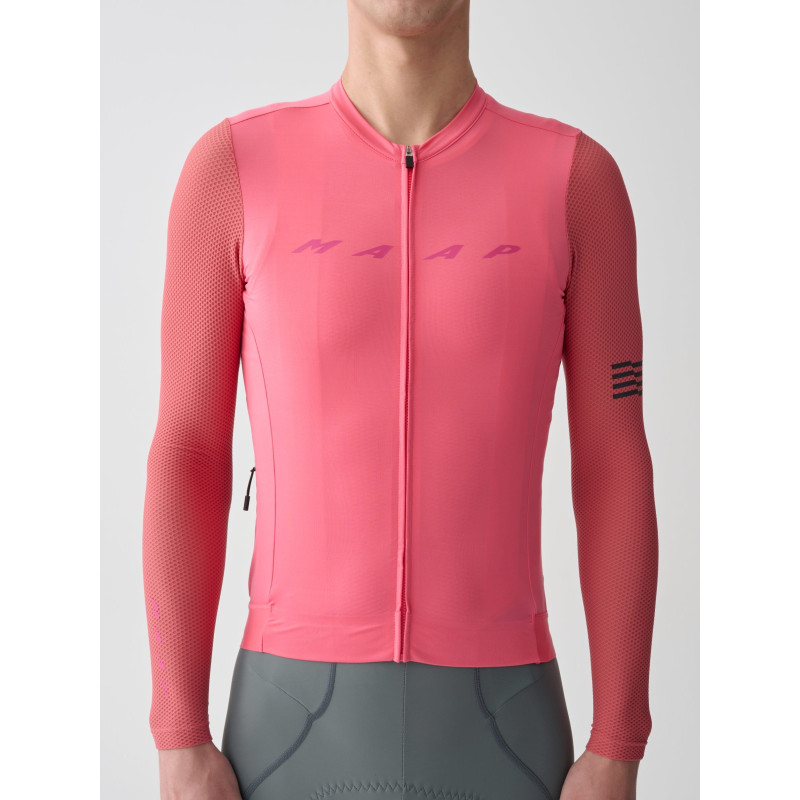 MAAP Evade Pro Base LS Jersey 2.0 Epic Pink