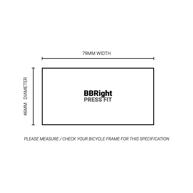 Movimento centrale Praxis M30 BBRight 79mm Road with R-Collet