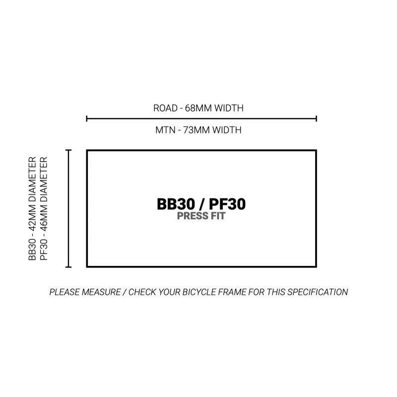 Cajas de pedalier Praxis Praxis M30 Praxis M30 BB30 - PF30 Road ceramic