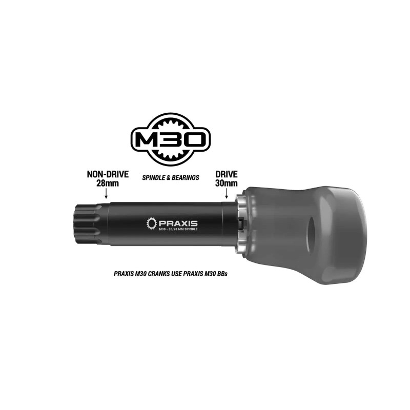 Cajas de pedalier Praxis Praxis M30 T47 Threaded Internal bearing Prxis M30 (Girder - Zayante...)