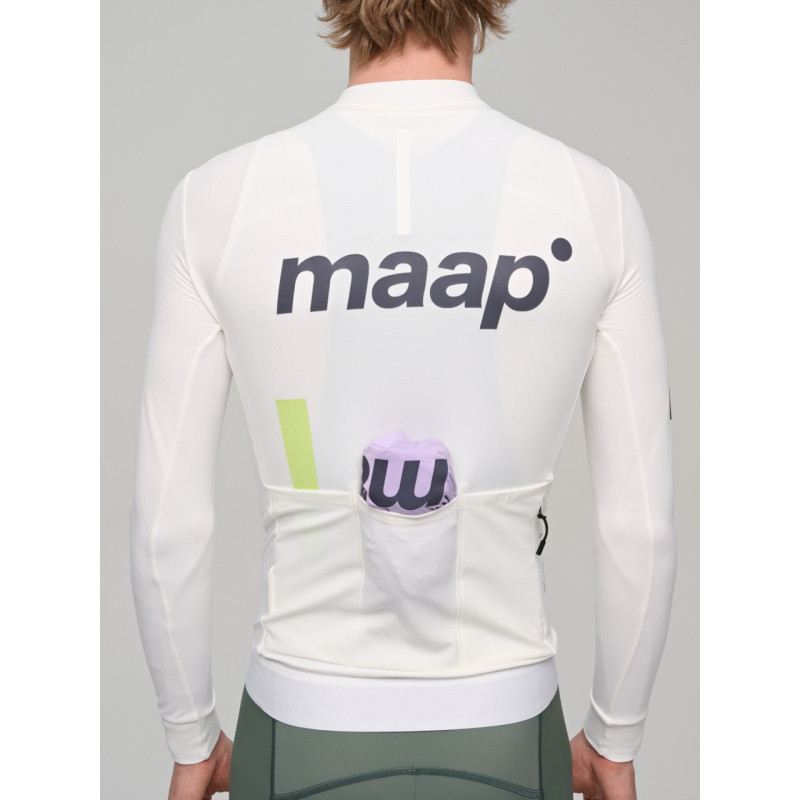 MAAP Training Thermal LS Jersey White