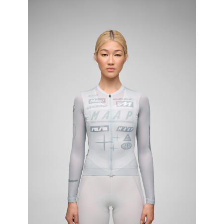 MAAP Dames Drome Pro Air LS Shirt 3.0 Ice Gray