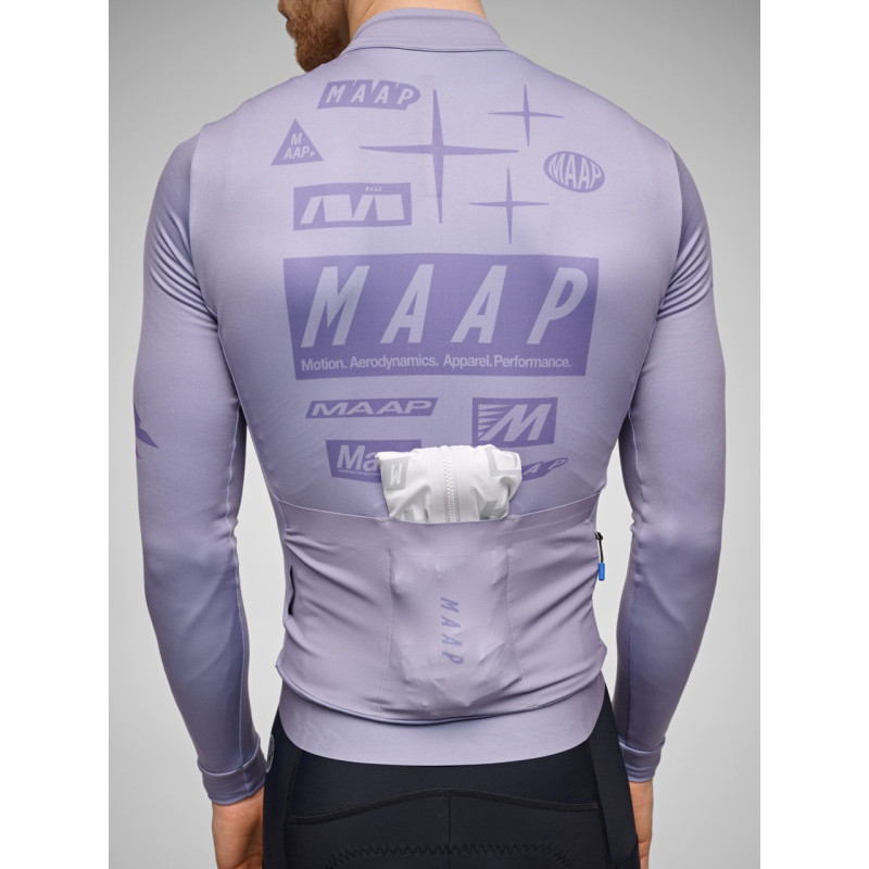 MAAP Drome Thermal LS Jersey Silver Bullet