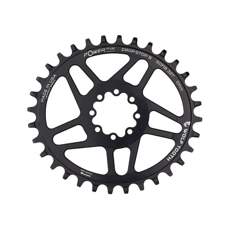 Wolf Tooth Direct Mount Ovaal Kettingblad voor Sram 8-Bout 0mm Offset
