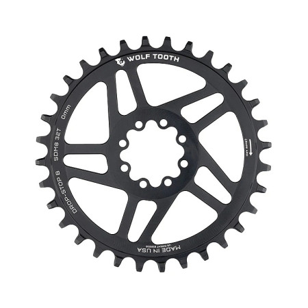 Wolf Tooth Direct Mount Kettingblad voor Sram 8-Bout 0mm Offset