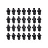 Pedalen Reserveonderdelen DMR - Moto X Pin Set for Vault Pedal - 44pcs - Black