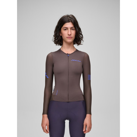 MAAP Women's Emerge LS Jersey Brown Umber
