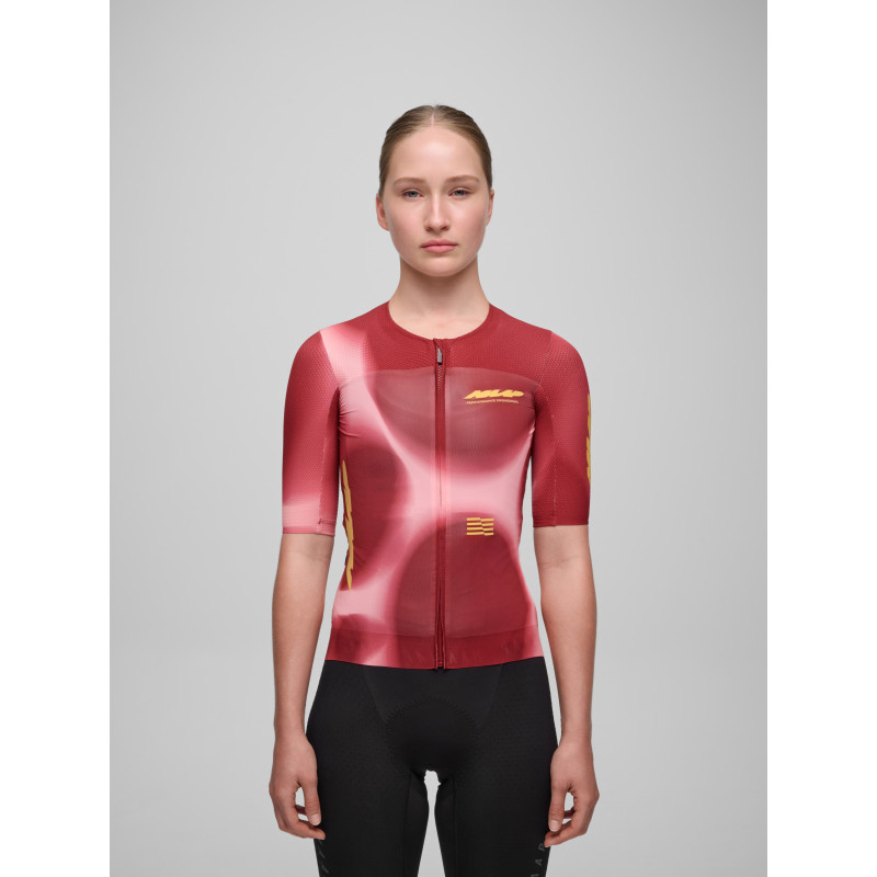 MAAP Women's Void Pro Race Jersey Crimson Dusk