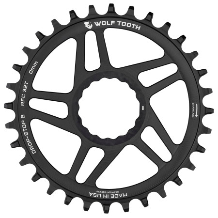 Wolf Tooth Direct Mount Chainring for Race Face Cinch Cranks - Boost Drop-Stop B