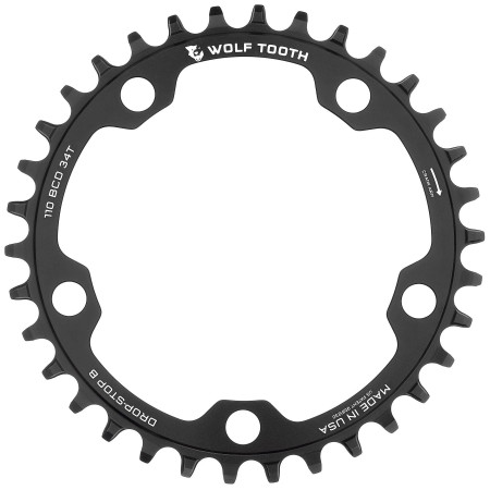 Wolf Tooth 110 BCD Gravel / CX / Roads Chainrings Drop-Stop ST