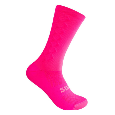 Silca Everyday Aero Tall Sock - Rosa Neón