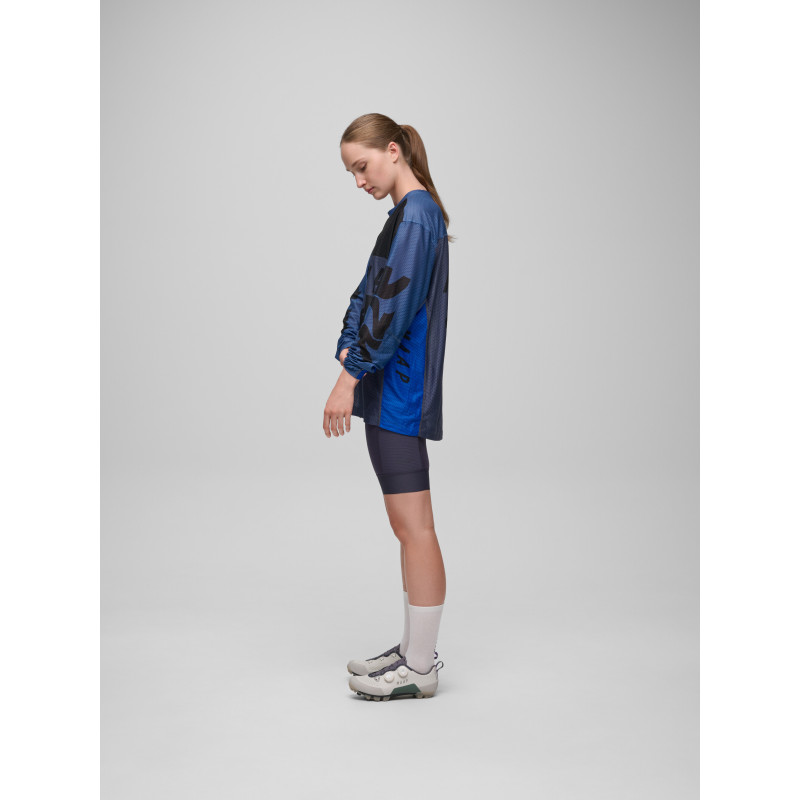 MAAP Alt Road Air Mesh LS Tee Mixed Blue