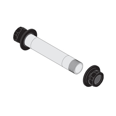 ENVE SVC Hub INDR F Axle & Endcap Kit 100