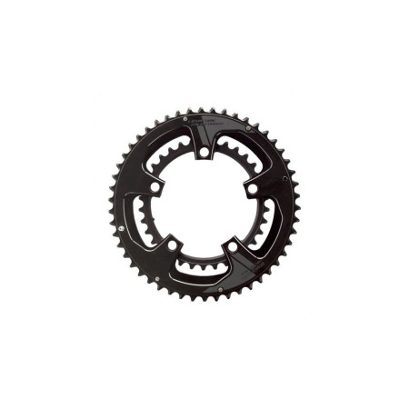 Platos Carretera-Gravel Doble 53-39 130BCD BLK 2 TONE